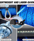 45 Lb Electric Boat Anchor Winch For Saltwater Boats With Wireless Remote, 98.42 Ft Pre Wound Rope, 12V Marine Windlass, Tough As Nails Heavy Duty Copper Motor, Fast Hoist, Sturdy Black Finish with braided line and alloy steel hook