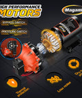Beefy 12V Wash Down Pump Kit With 7.5 GPM And 80 PSI For Boats RVs And Campers showcasing internal motor components