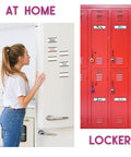 60 Pack Magnetic C Channel Label Holders For Metal Racks And Shelves, 3x1 Inches used on fridge and lockers for easy labeling