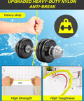 35 Inch Drain Clog Remover Kit With No Fuss Rotating Handle 7 Pack Hair Clog Remover Plumbing Snakes For Bathtub Sink And Shower Easy Quick Unclog Drains For All Homes And Everyday Quick Drain Rescue heavy-duty nylon drain snake shown with rotating handle and barbed hook