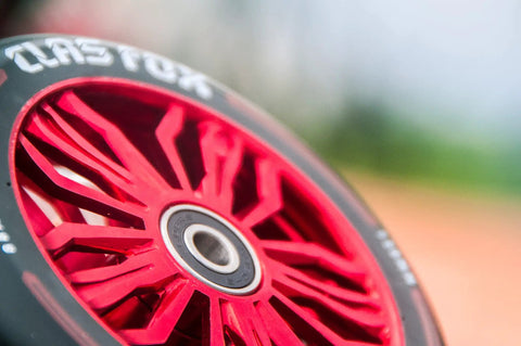 Real Heavy Duty Pro Scooter Wheels With Abec 9 Bearings 120 X 24 MM Forged Aluminum Core 88A Polyurethane Sick Grip Shredder Approved Street Rides No Cap