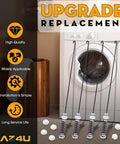 4 Pack Washer Suspension Rod Kit Replacement For Top Loaders Compatible With Amana, Whirlpool, Maytag, Kenmore, displayed near washer.