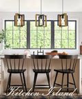 Super Cool Rustic Farmhouse Pendant Lighting Fixtures From Solid Wood Hanging Lights With Adjustable Cord For Kitchen Island