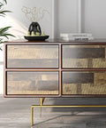 Wood Look Peel And Stick Vinyl Plank Roll For Floors Walls Bathrooms And Countertops Waterproof Removable Renter Friendly Easy DIY Install 15.8x197 Inch 21.65 Sq Ft Brown Shiplap Finish on furniture drawers