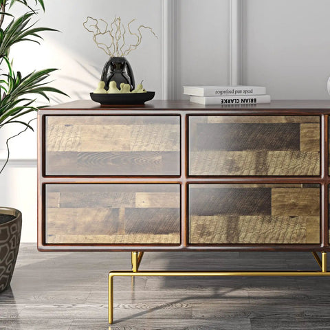 Wood Look Peel And Stick Vinyl Plank Roll For Floors Walls Bathrooms And Countertops Waterproof Removable Renter Friendly Easy DIY Install 15.8x197 Inch 21.65 Sq Ft Brown Shiplap Finish on furniture drawers
