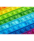Colorful Hundred Board Pop Fidget Toy For Kiddos, Sensory Bubble Popper For Counting And Multiplication, Math Manipulatives For Kindergarten