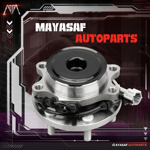 Front Wheel Hub Bearing Assembly 6 Lug With ABS For Nissan Frontier Xterra Pathfinder Suzuki Equator 2WD RWD Replacement OE Quality Fit Durable Hub Unit For Smooth Steering Quiet Operation shown in package