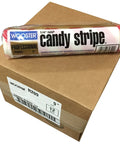 9 Inch Candy Stripe Roller Cover One Quarter Inch Nap Pack Of 12 Mohair Blend Workhorse For Smooth Protective Coatings