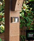 Solar Wall Lights Outdoor for Yards and Fence Posts, Weatherproof Stainless Steel Step and Post Lights, No Wiring Required
