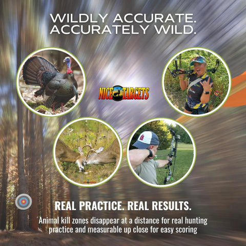Turkey Archery Target Realistic Hunt Ready 20 By 22 And A Half Inch Photoreal Life Size Plastic Target for Bow Practice