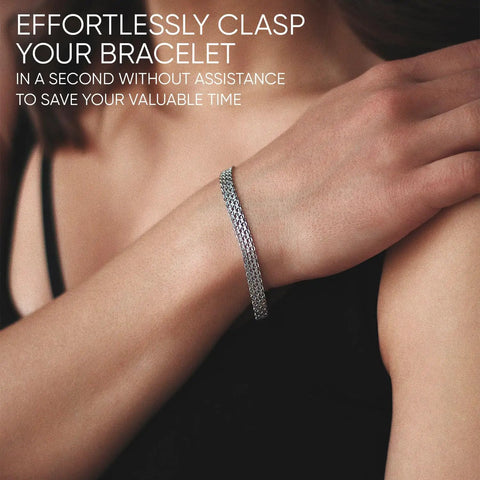 Effortlessly clasp bracelet with Set Of Three Bracelet Helper Tools For Fastening Jewelry And Watches No Fuss DIY Clip Clasp Helpers
