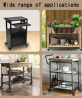 Four Piece Heavy Duty Polyurethane Swivel Casters With Solid Locking Brakes Smooth As Silk Rolling 1.5 Inch Wheels on various furniture carts.