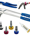 Pex Expansion Tool Kit With ProPEX Expander Heads Four Size Set 3/8 1/2 3/4 1 Inch For PEX A Pipe Meets ASTM F1960 Wirsbo Compatible