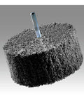 Close-up of a Multi Finishing Wheel With Silicon Carbide For Stainless Steel And Metal Finishing, Convolute Wheel, 2S Medium Grit.