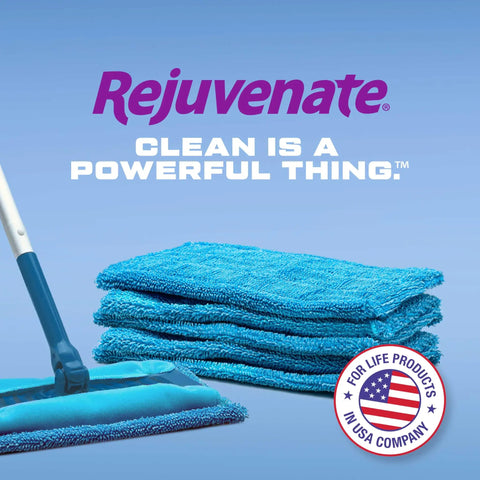 Reusable Microfiber Sweeper Pads That Fit Swiffer Mops Like A Charm Machine Washable Over One Hundred Times Kick Ass Dust And Hair Trap Saves Real Big Bucks Nifty Five Count Pack with blue pads and mop.