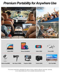 Image showcasing the Heavy Duty 1000W Power Inverter 12V To 110V AC With 2000W Peak Surge, ideal for road trips and camping.