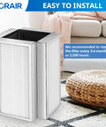 Replacement Filters For MA Series Model 50 Air Purifier 3 In 1 With Activated Carbon No Fuss Easy Tool Free Install 2 Pack