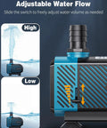 Dope 800 GPH Submersible Aquarium Pump With 45W Motor, ultra quiet, adjustable flow control for fish tanks and ponds