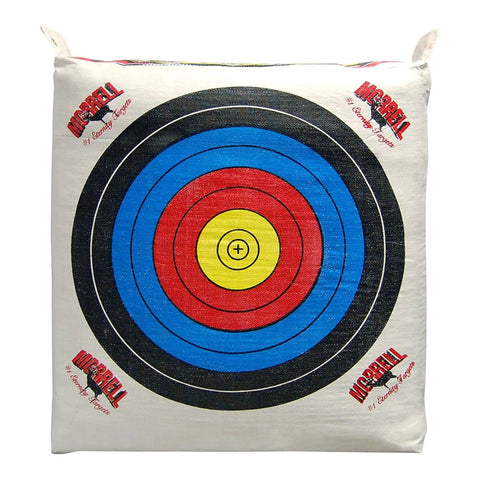 Weatherproof Supreme Range Archery Bag Target For Adults With NASP Scoring Rings and Nucleus Center in white, front view