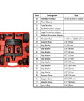 Pro Grade Wheel Hub Bearing Removal And Installation Tool Kit 21 Piece Set For Front And Rear Bearings No Hammer Or Press Needed