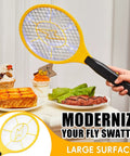 4 Pack Electric Fly Zapper Racket Handheld Bug Swatter For Indoor Outdoor Use 17.3 Inch Zapping Paddle Battery Powered Mosquito And Fly Killer