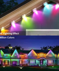 Outdoor String Lights for Patio and Backyard LED Waterproof Shatterproof Bulbs 300 ft Total 75 ft Each 4 Pack Connectable