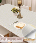 Cream Textured Linen Fabric Faux Grasscloth Peel And Stick Wallpaper Self Adhesive on dining table with bread and vase