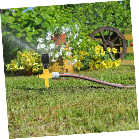 Adjustable Rotary Sprinkler For Automatic Garden Watering That Delivers Efficient Lawn Irrigation With Durable Plastic Rotating Head