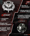 Front And Rear Wheel Hub Bearing Assembly With ABS 6 Lugs Gearhead Approved Direct Fit Replacement For Buick Enclave 2008 To 2016 Chevy Traverse 2009 To 2016 GMC Acadia 2007 To 2016 Saturn Outlook 2007 To 2010 comparison with competitor
