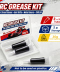 RC Grease High Pressure for Thrust Races and Ball Differentials Heavy Duty Gear Lubricant 3 Pack in storage box