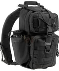 Hardcore Single Shoulder Tactical Sling Bag For Rapid Weapon Shouldering, Built Tough With Ripstop Nylon, features quick access pocket.