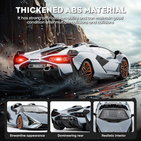Officially Licensed Lamborghini Remote Control Car One Six Scale Lambo Toy Car With LED Lights bright rear view