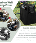 All Weather Pump Cover Built To Last With Heavy Duty Reinforced Seams And Easy Fit Design Durable Oxford Fabric Shelter