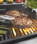 E-325 Propane Gas Grill With 3 Burners And 2 Boost Burners, Bold Sear Zone Heat, Porcelain-Enameled Cast-Iron Grates, Black Finish