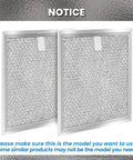 AP5306190 Aluminum Mesh Grease Filter For Samsung Microwave Hood Range Replacements DE63-00666A WB02X11534 two-pack