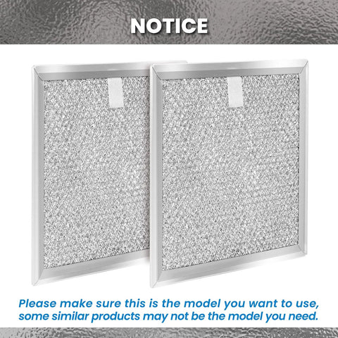 AP5306190 Aluminum Mesh Grease Filter For Samsung Microwave Hood Range Replacements DE63-00666A WB02X11534 two-pack