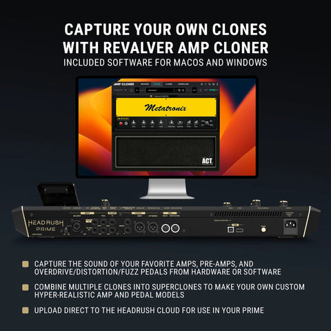 Guitar And Vocal Multi Effects Pedal With Amp Modeling And Cloner Antares Auto Tune WiFi showing computer integration features.