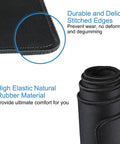 Close-up of Extra Large Gaming Mouse Pad with stitched edges and rolled waterproof non-slip premium microfiber surface.