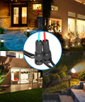 Low Voltage Wire Connectors for Outdoor Landscape Lighting 12 to 18 Gauge Waterproof Quick Lock Connectors 12 Pack