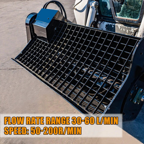 92 Gallon Skid Steer Concrete Mixer Attachment Universal SSQA Hydraulic Cement Bucket For Bobcat Kubota John Deere Heavy Duty No Sweat Daily Grind Workhorse Tool