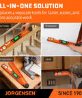 Digital Angle Finder And Protractor Level Brings Boss Level Precision For Nailing Every Woodworking Cut Dead On Accuracy Heavy Duty Multi Angle Measuring Tool Built Tough For Roofs And Toughest Shop Jobs in use measuring angles and leveling surfaces.