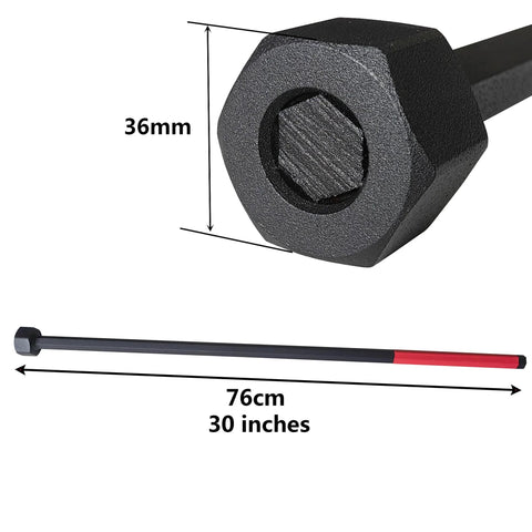 Differential Bearing Preload Wrench Replacement For Chrysler And Dodge Vehicles, 76cm long, 36mm head, steel with matte black finish