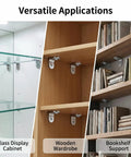 Versatile applications of 5mm Shelf Pegs 16 Pack Screw In Shelf Pins With Clear Cap Built Tough Thickened Zinc Alloy Pins for cabinets