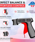 Instant Aerosol Trigger Handle Converts Spray Cans To Spray Guns With Full Grip Control ergonomic design and features