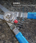 Snap Ring Pliers 927 Pro Grade For Internal And External Circlips Five Tip Set with durable return spring