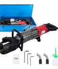 Heavy Duty 1500W Electric Rebar Bender Fits 16 To 25mm Steel Rod Up To 1 Inch With Fast 3 Second Cycle Adjustable Angle in carry case.