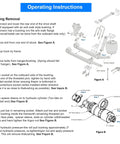 Operating instructions for Pin And Bushing Adapter Service Kit 15030 For Heavy Duty Trucks And Equipment with diagrams