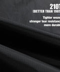 Close-up of 210T ripstop fabric detail used for Ultralight Tent Footprint Tarp 55x87 Inches Waterproof PU2000mm Ground Cloth for Camping