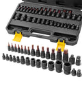 Pro Grade Torx Bit Socket Set And E Torx Socket Set, 31 Pieces, Cr-V Steel, T8 To T70 And E4 To E24 displayed in case