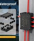 ANL Fuse Holder Includes 300A 400A 500A Fuses Max 1000A Waterproof Fuse Block with removable plate for easy wiring